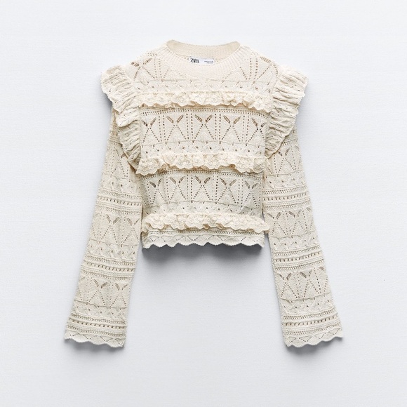 NWT Zara Knit Top - M - Picture 6 of 9
